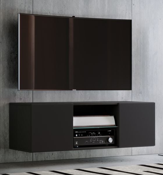 Produktbild: TV Wand H&auml;nge Lowboard Fernsehschrank Jusa 115
