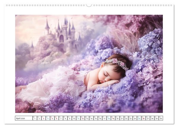 Produktbild: Babyzauber (Wandkalender 2026 DIN A2 quer), CALVENDO Monatskalender