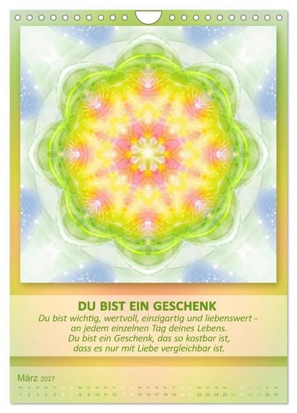 Produktbild: Light Energy Mandalas - Kalender - Vol. 1 (Wandkalender 2027 DIN A4 hoch), CALVENDO Monatskalender
