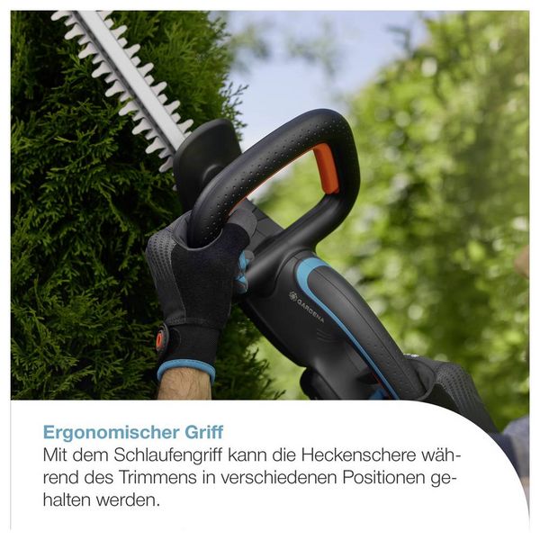 Produktbild: GARDENA Akku-Heckenschere EasyCut 55/18V P4A solo Akku Akku-Heckenschere Li-Ion 550mm