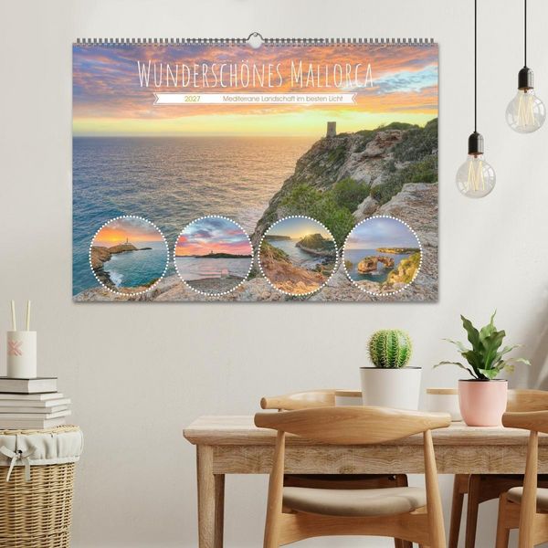 Produktbild: Wundersch&ouml;nes Mallorca (Wandkalender 2027 DIN A2 quer), CALVENDO Monatskalender