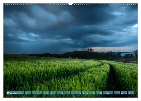 Produktbild: Buschvitz - Geografischer Mittelpunkt der Insel R&uuml;gen (hochwertiger Premium Wandkalender 2026 DIN A2 quer), Kunstdruck in Hochglanz