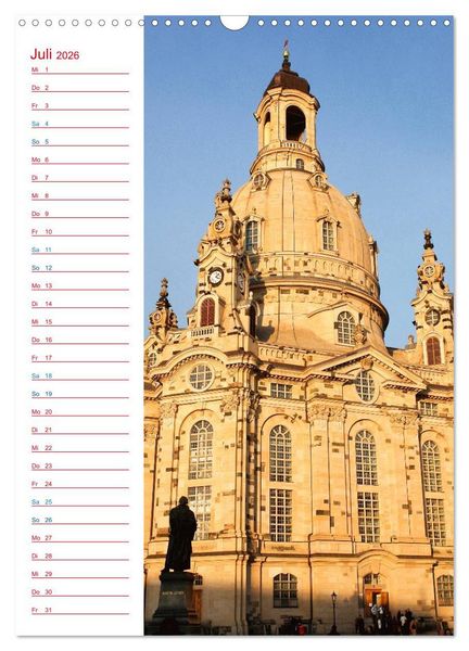Produktbild: Frauenkirche Dresden (Wandkalender 2026 DIN A3 hoch), CALVENDO Monatskalender