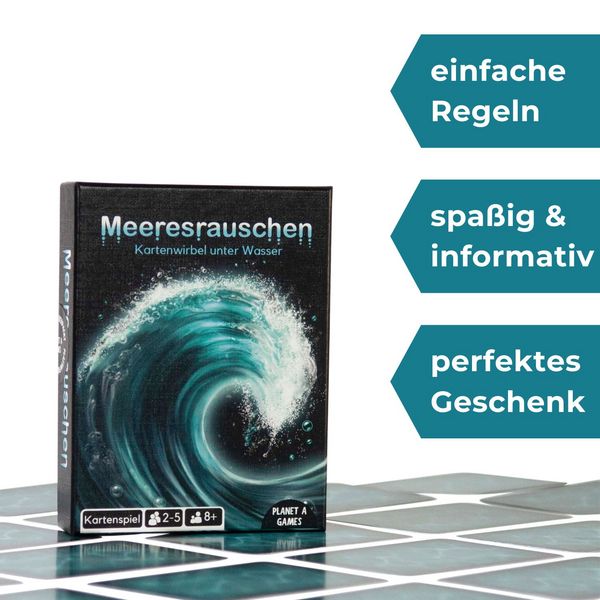 Produktbild: Meeresrauschen - Kartenwirbel unter Wasser