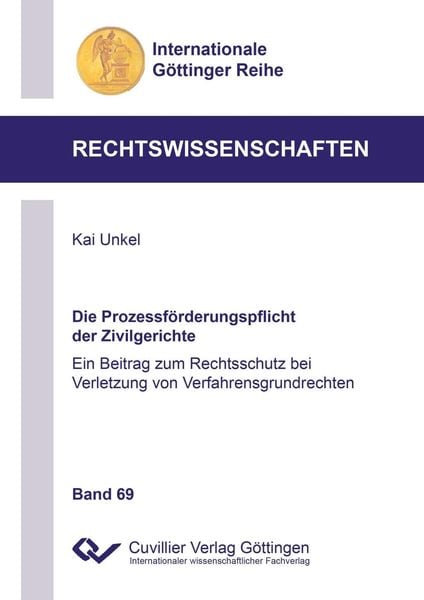 Produktbild: Die Prozessf&ouml;rderungspflicht der Zivilgerichte
