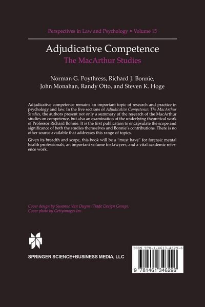 Produktbild: Adjudicative Competence