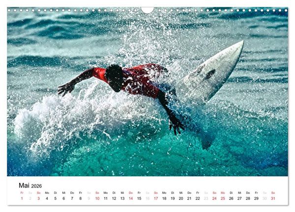 Produktbild: SURF PASSION 2026 Photos von Marion Koell (Wandkalender 2026 DIN A3 quer), CALVENDO Monatskalender
