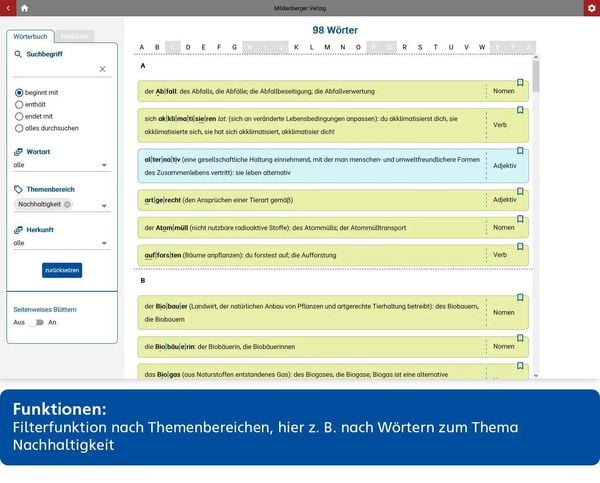 Produktbild: Das W&ouml;rterbuch f&uuml;r die Sekundarstufe &ndash; Neubearbeitung