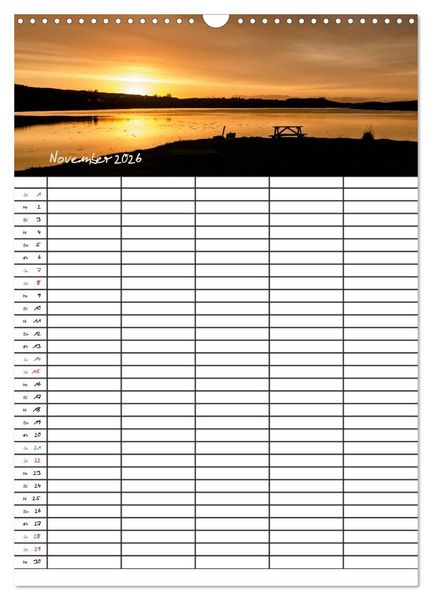 Produktbild: Isle of Skye - Schottlands Inseln - Familienplaner (Wandkalender 2026 DIN A3 hoch), CALVENDO Monatskalender