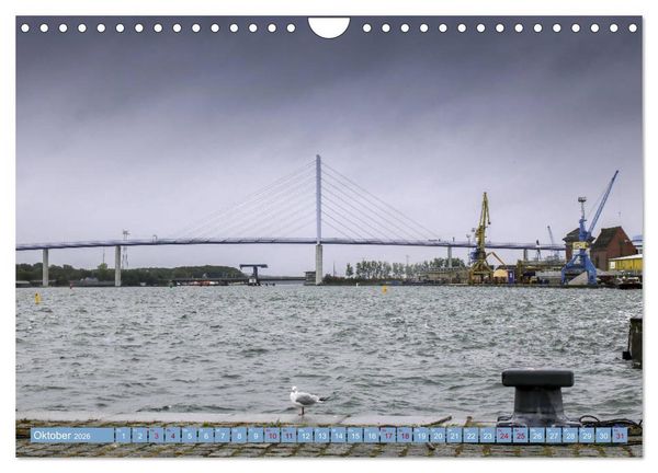 Produktbild: Stralsund und die Boddenlandschaft (Wandkalender 2026 DIN A4 quer), CALVENDO Monatskalender