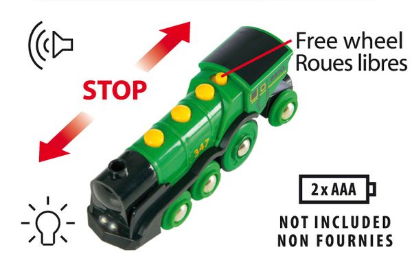Produktbild: Brio Gr&uuml;ner Gustav Batterielok