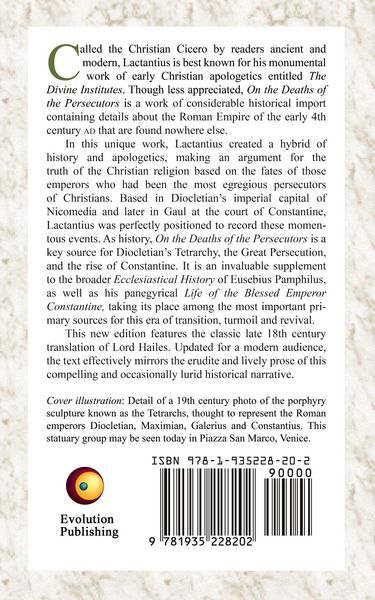 Produktbild: On the Deaths of the Persecutors