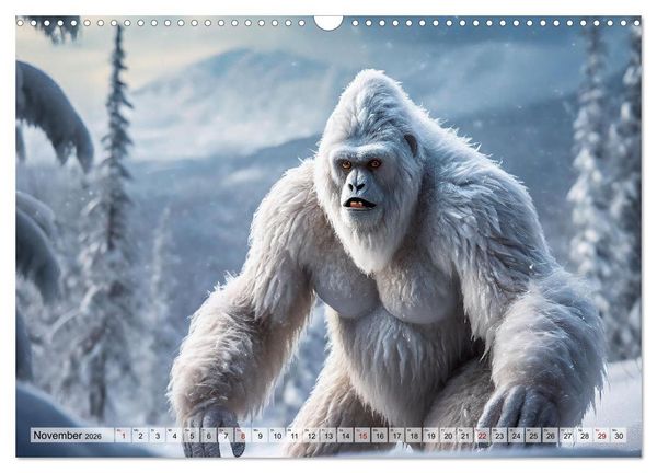 Produktbild: Monster & Mythen (Wandkalender 2026 DIN A3 quer), CALVENDO Monatskalender