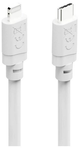 Produktbild: Hama USB-Ladekabel USB 2.0 USB-C&reg; Stecker, Apple Lightning Stecker 1m Wei&szlig; 00201815