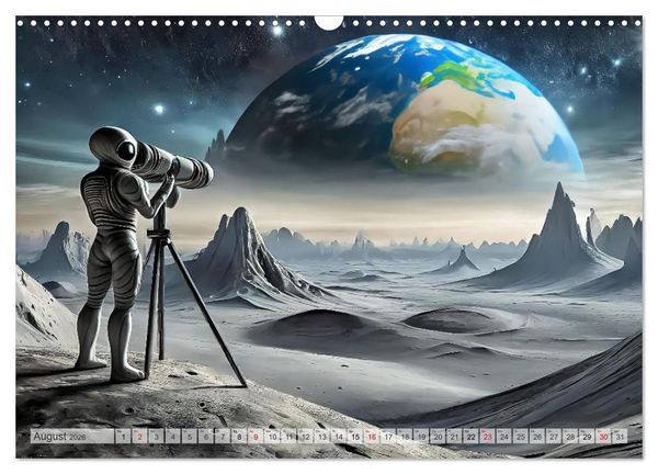 Produktbild: Aliens auf Tour (Wandkalender 2026 DIN A3 quer), CALVENDO Monatskalender