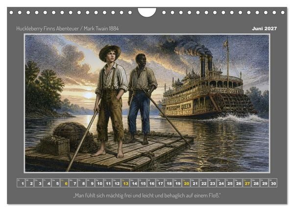Produktbild: Klassiker des Abenteuers (Wandkalender 2027 DIN A4 quer), CALVENDO Monatskalender