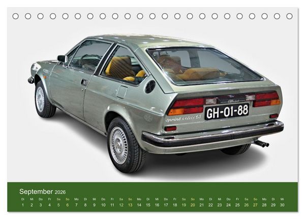 Produktbild: Italienische Klassiker (Tischkalender 2026 DIN A5 quer), CALVENDO Monatskalender