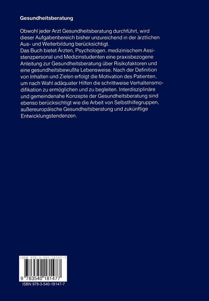 Produktbild: Gesundheitsberatung