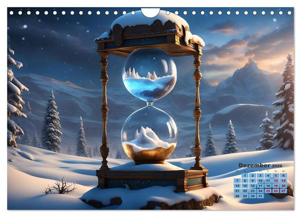 Produktbild: Magische Sanduhren (Wandkalender 2026 DIN A4 quer), CALVENDO Monatskalender