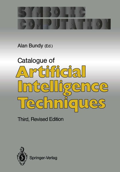 Produktbild: Catalogue of Artificial Intelligence Techniques