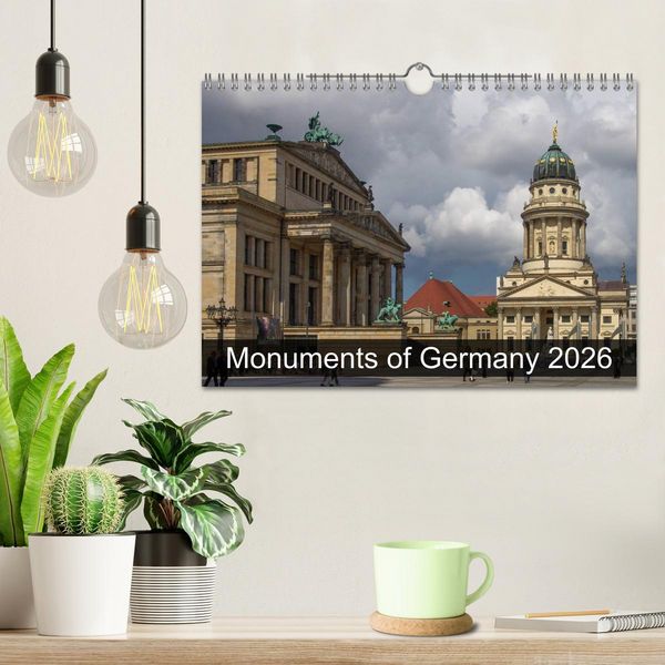 Produktbild: Monuments of Germany 2026 (Wall Calendar 2026 DIN A4 landscape), CALVENDO 12 Month Wall Calendar