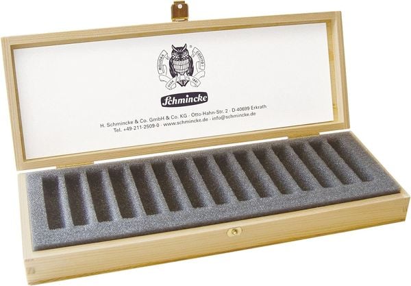 Produktbild: Schmincke Leerkasten f&uuml;r Pastell, Holz f&uuml;r 15 Stifte