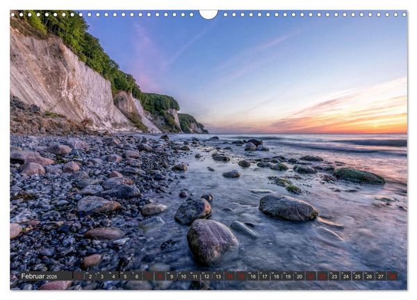 Produktbild: R&uuml;gen - Inseltraumblicke (Wandkalender 2026 DIN A3 quer), CALVENDO Monatskalender