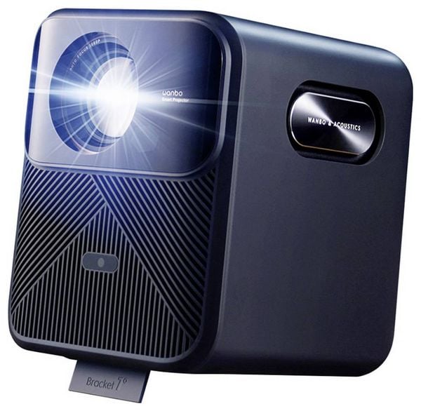 Produktbild: Wanbo Beamer Mozart 1 Pro LED 1200 ANSI-Lumen 1920 x 1080 Full HD Integrierter Lautsprecher, Autofokus, mit Fernbedienung, WLAN