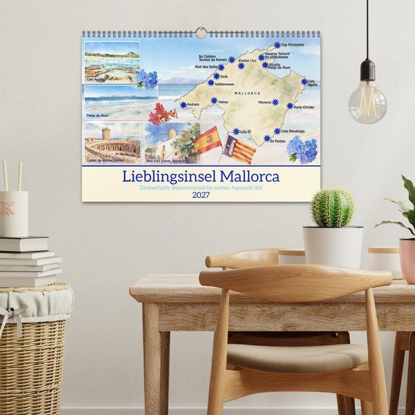 Produktbild: Lieblingsinsel Mallorca (Wandkalender 2027 DIN A3 quer), CALVENDO Monatskalender
