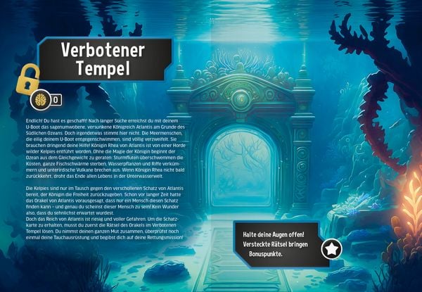 Produktbild: Stay alive! R&auml;tsel-Challenge - &Uuml;berlebe in Atlantis