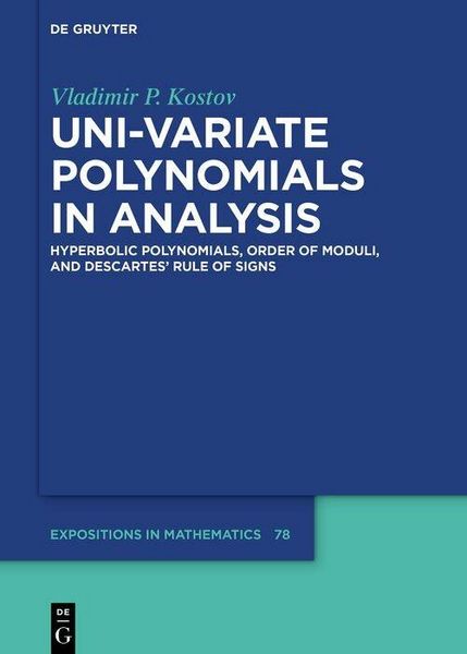 Produktbild: Uni-variate Polynomials in Analysis