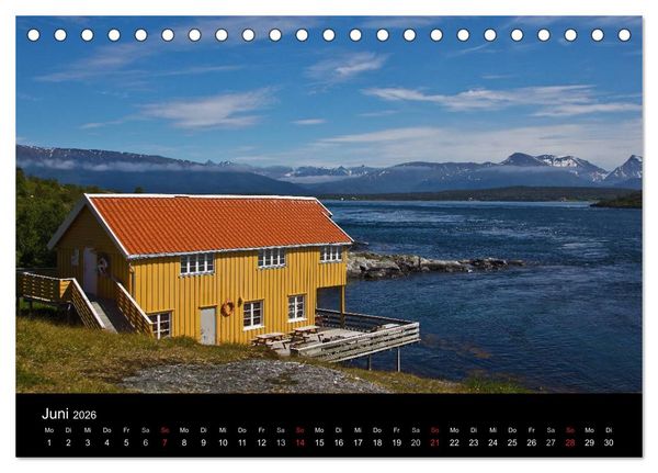 Produktbild: Norwegen - Faszination des Nordens (Tischkalender 2026 DIN A5 quer), CALVENDO Monatskalender