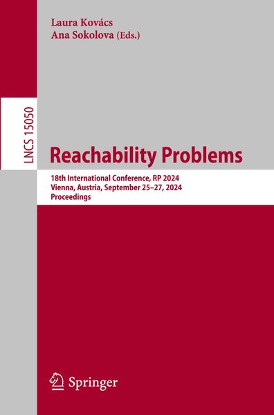 Produktbild: Reachability Problems