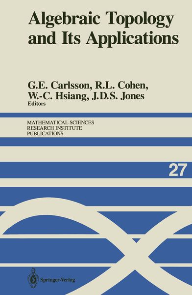 Produktbild: Algebraic Topology and Its Applications