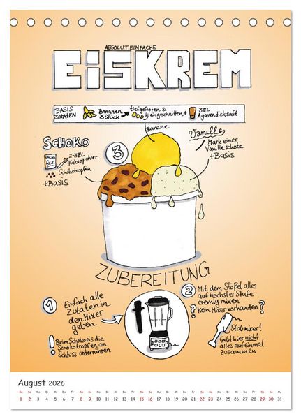 Produktbild: Vegankalender (Tischkalender 2026 DIN A5 hoch), CALVENDO Monatskalender