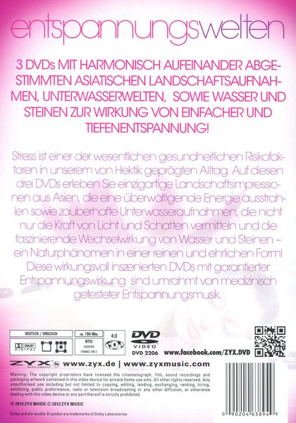 Produktbild: Entspannungswelten [3 DVDs]