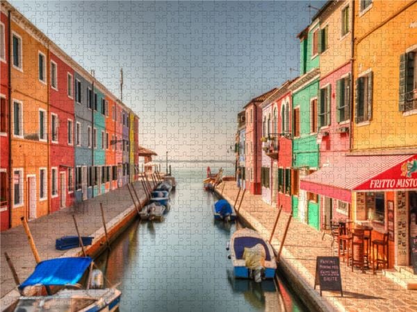 CALVENDO Puzzle Ein Motiv aus dem Kalender Isole di Burano | 1000 Teile Lege-Größe 64x48cm Foto-Puzzle für glückliche Stunden