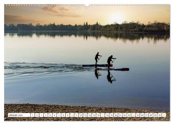Produktbild: Stand-Up-Paddling SUP (Wandkalender 2026 DIN A2 quer), CALVENDO Monatskalender