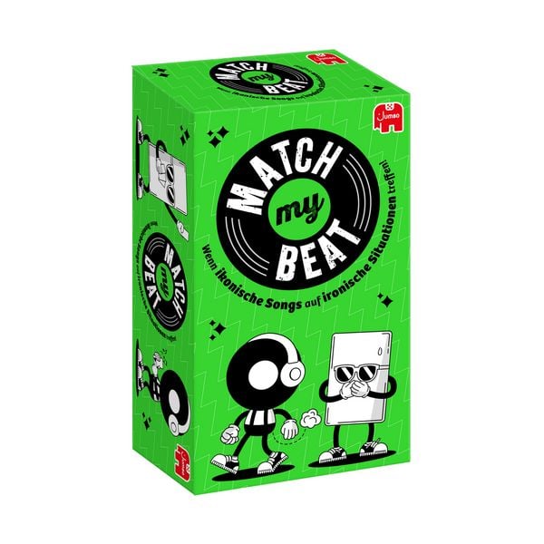 Produktbild: Jumbo 1110100915 - Match My Beat Original, Musikquiz, Partyspiel