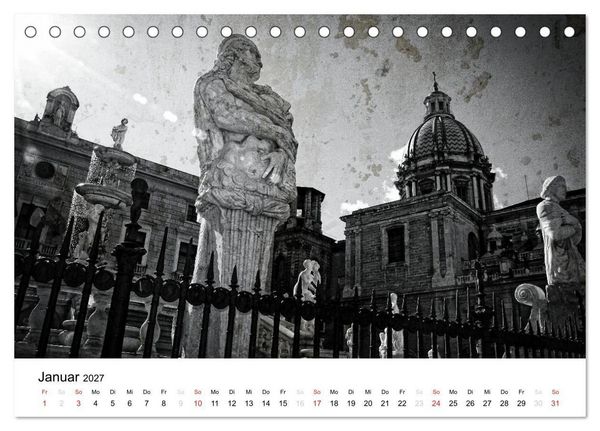 Produktbild: Silberstein portr&auml;tiert Palermo (Tischkalender 2027 DIN A5 quer), CALVENDO Monatskalender
