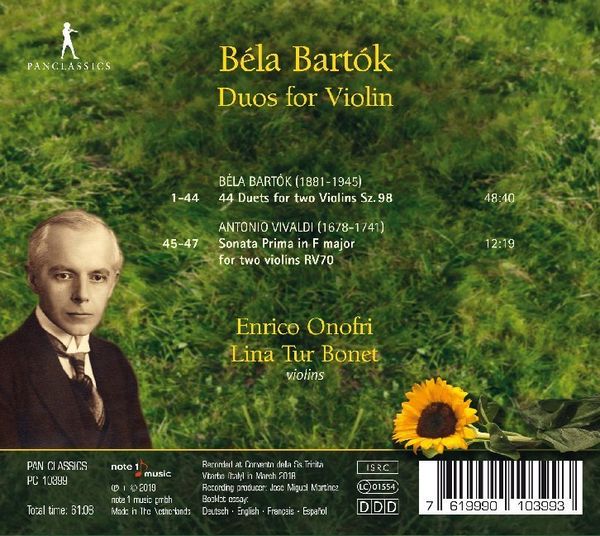 Produktbild: Duos For Violin