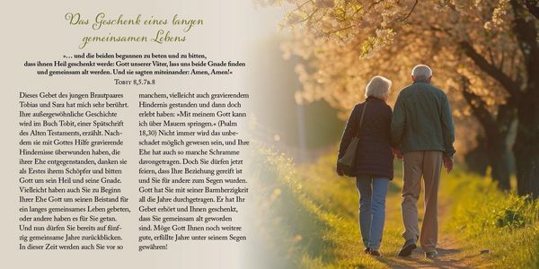 Produktbild: Segensw&uuml;nsche zur Goldenen Hochzeit