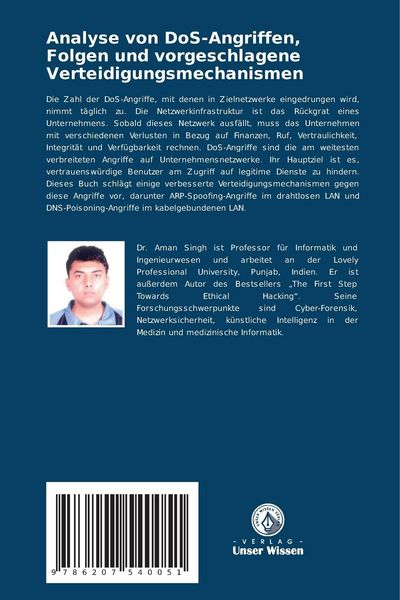 Produktbild: Analyse von DoS-Angriffen, Folgen und vorgeschlagene Verteidigungsmechanismen