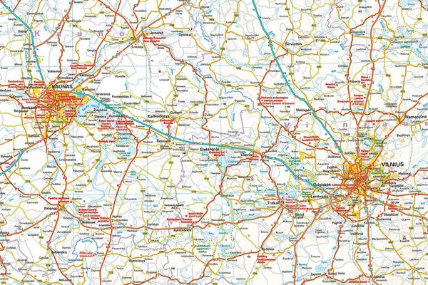 Produktbild: Reise Know-How Landkarte Litauen und Kaliningrad | Lithuania and Kaliningrad (1:325.000)