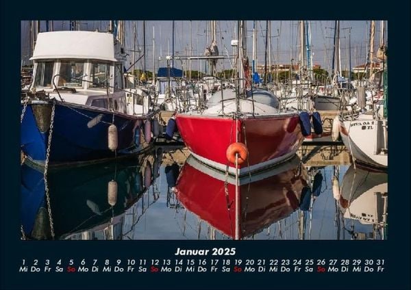 Produktbild: Bootskalender 2025 Fotokalender DIN A4
