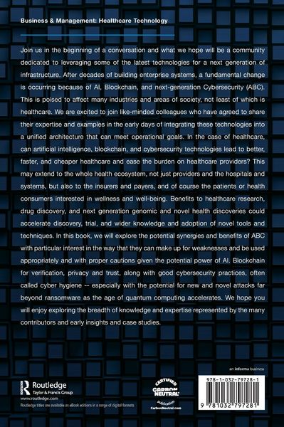 Produktbild: ABC - AI, Blockchain, and Cybersecurity for Healthcare
