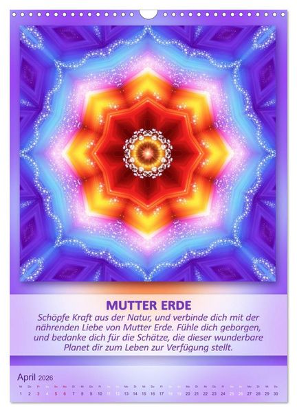 Produktbild: Light Energy Mandalas - Kalender - Vol. 2 (Wandkalender 2026 DIN A3 hoch), CALVENDO Monatskalender