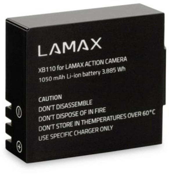 Produktbild: Lamax LMXBATX Akkupack Lamax X3.1 Atlas, Lamax X7.1 NAOS, Lamax X8.1 Sirius, Lamax X8 Electra, Lamax X9.1, Lamax X10.1