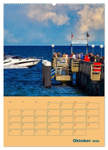 Produktbild: Ostseebad K&uuml;hlungsborn Terminplaner (Wandkalender 2026 DIN A2 hoch), CALVENDO Monatskalender