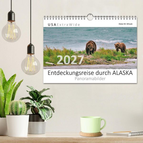 Produktbild: Entdeckungsreise durch ALASKA (Wandkalender 2027 DIN A4 quer), CALVENDO Monatskalender